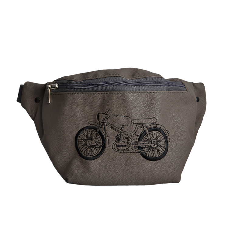 torebko nerka beżowa z haftem komar sport