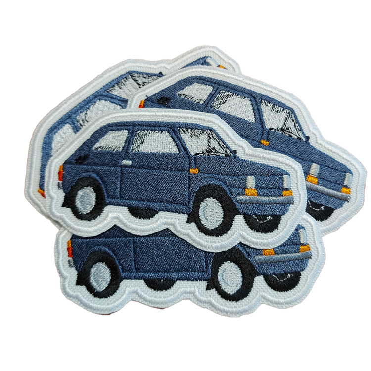 naszywki Fiat 126 p grafitowy