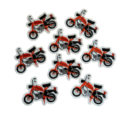 naszywki motorynka Romet Pony pomarańczowa.png
