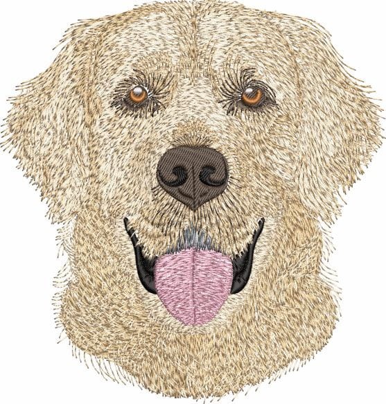 LABRADOR RETRIEVER wizualizacja haftu