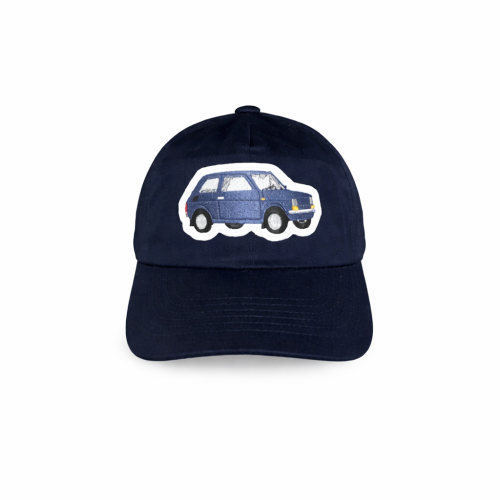 Czapka z daszkiem granatowa z naszywką Fiat126p.png