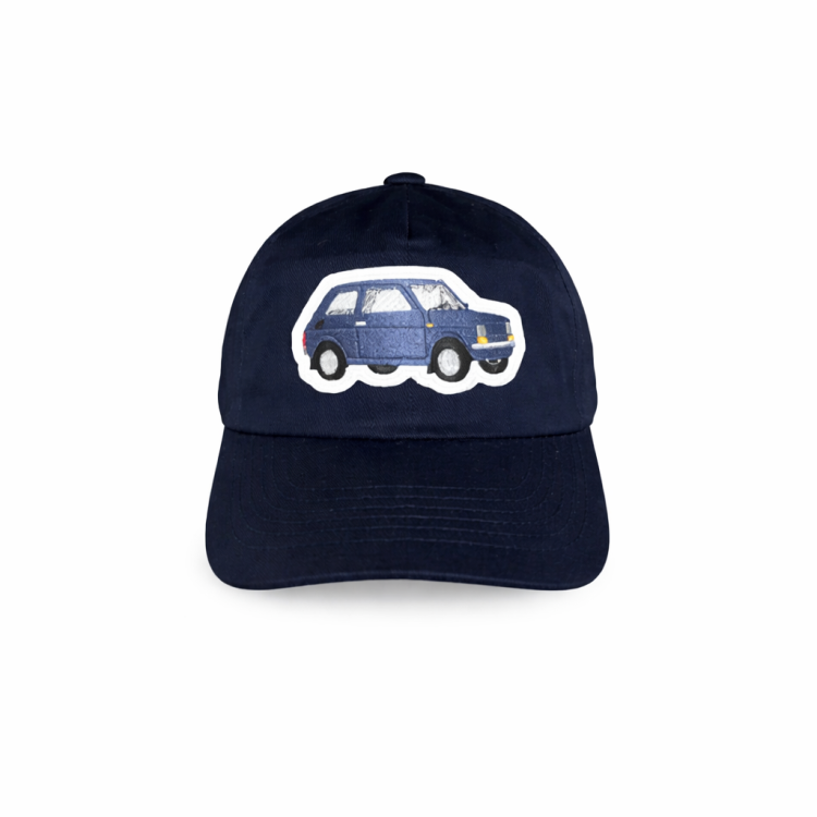Czapka z daszkiem granatowa z naszywką Fiat126p.png