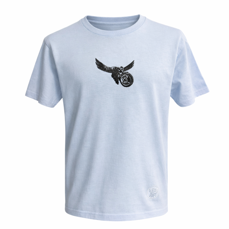 koszulka dziecięca błękitna z Harley Hog.png